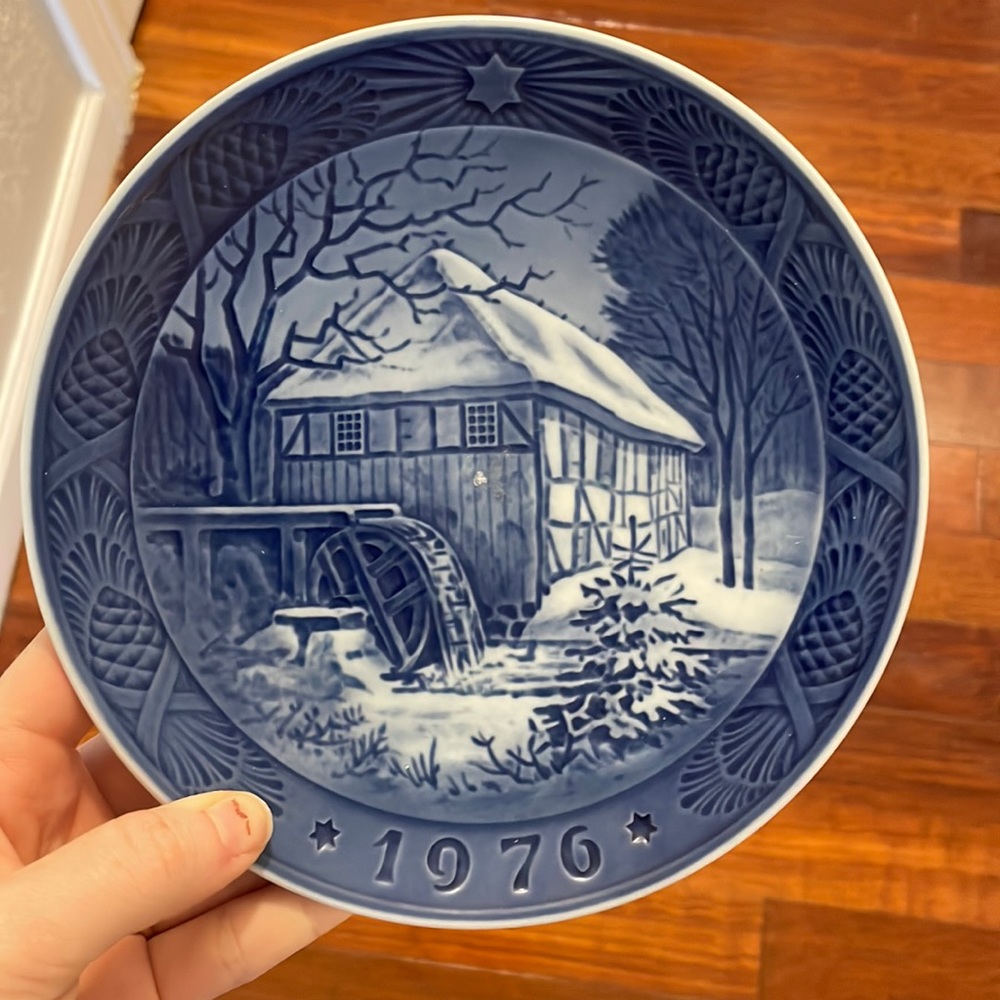 Copenhagen 1976 blue plate